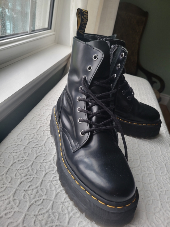 Dr. Martens Jadon Shoes - Black Dr. Martens Platform Boots
